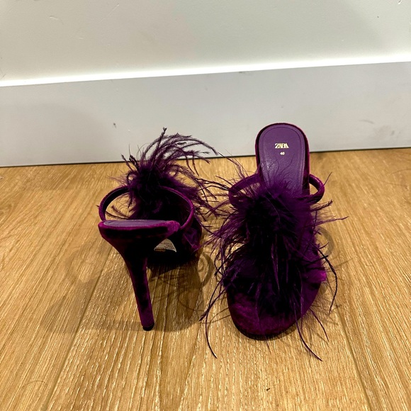 Zara feather heels - Picture 2 of 2